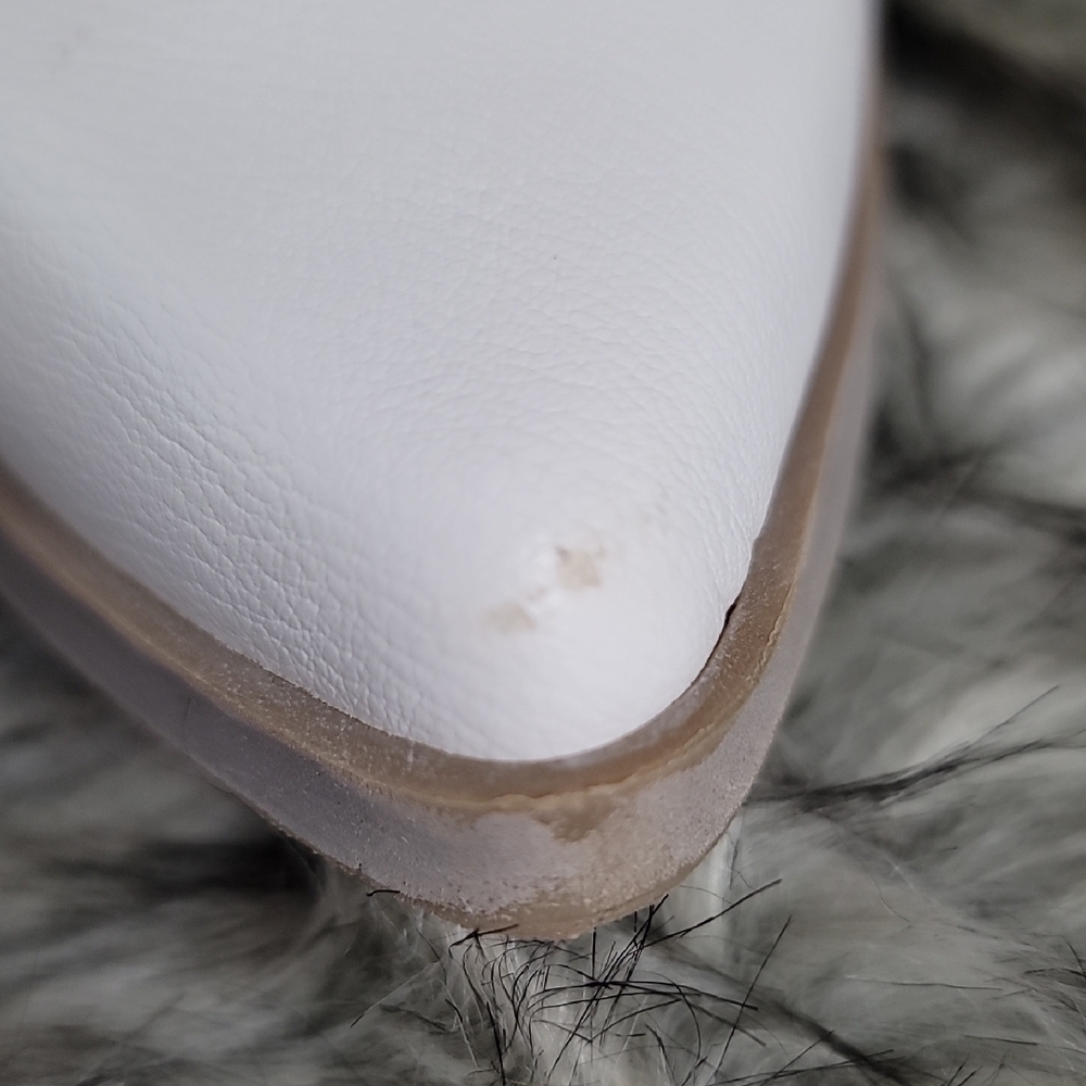 DV Dolce Vita Boots Womens 9.5 Koolson Western Cowboy White Faux Leather Pointed - Picture 13 of 16